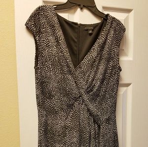 Ann Taylor black and white dress